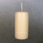 12cm x 6cm Sand / Linen Pillar Candles